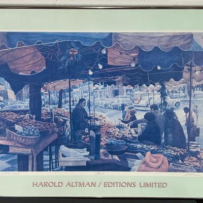 Harold Altman “Stand” Signed Artist’s Proof Print - Framed 25x34”