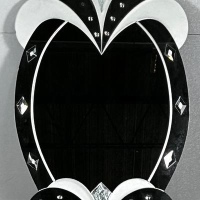 Art Deco Style Wall Mirror - 23x36”