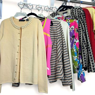 Womens Blazers, Cardigans & More- Dana Buchman, Peruvian Connection and More (L-XL)