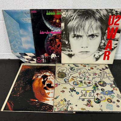 Vintage Vinyl Records: Led Zeppelin III, U2 War, Joe Cocker, Traffic, Garry Sievers