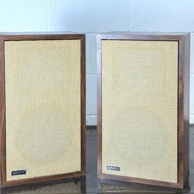 Advent 2W Speakers - Need Refoaming - 11.5x7.5x19.5”