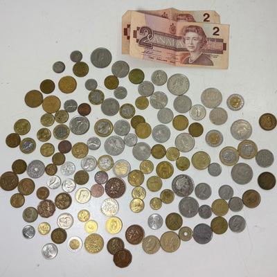 Vintage Foreign Coins & Currency: France, Spain, Belgium, Portugal, Germany, Italy & More
