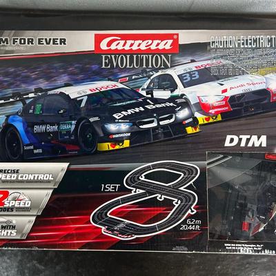 Carrera Evolution DTM Forever Slot Car Set, Electric 1:32 Scale Track, Model 20025239, Untested