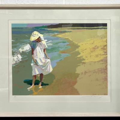 C.W Mundy “Beachcomber” Limited Edition Signed Print - 28X34” With COA