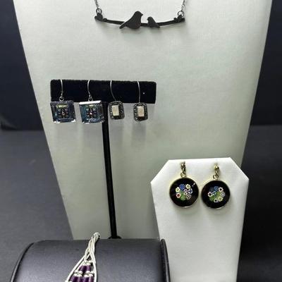 Sterling Silver Jewelry:  Firefly Jewelry & Micromosaic Earrings, More