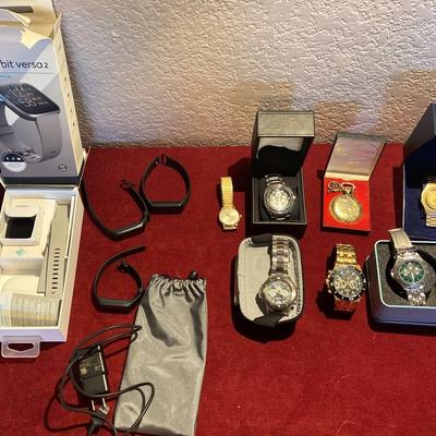 Men’s Watches and Fitbits, Fossil, Heuer, and More