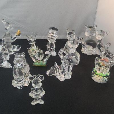 Crystal Glass Figures Disney and Animation 