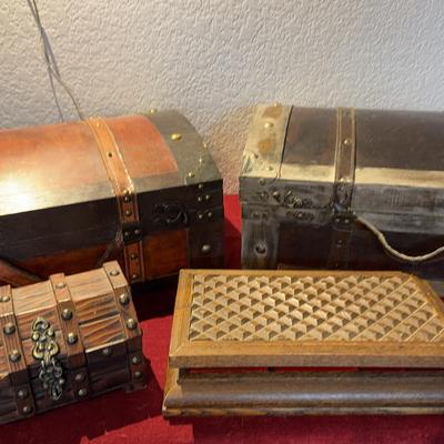 Assorted Decorative Chests 