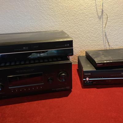VHS Players And Compact Disc Player Plus One More