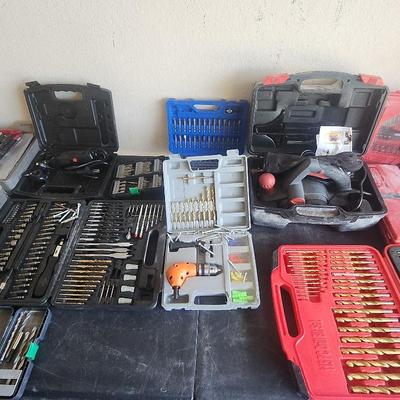 Drill Bits, Dremel, Sander, Socket Wrench Set, and More