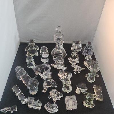 Crystal Glass Figures Teddy Bear Heaven