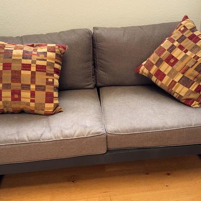 Metal Frame Love Seat