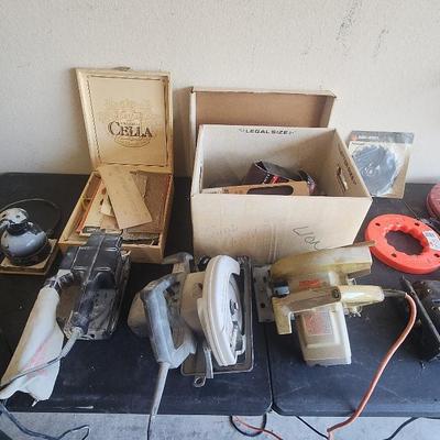Sanders, Sandpaper, Saws, and More