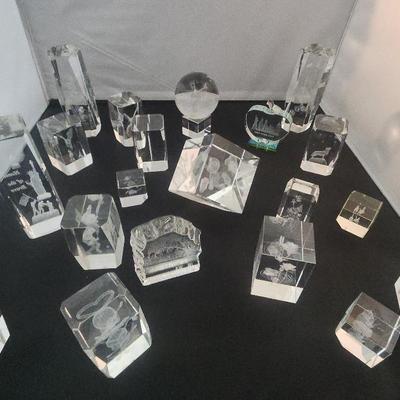 Laser Etched Crystal Glass Collection 1