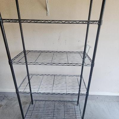 HDX Black Wire Shelving 5 Tier