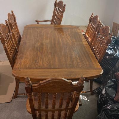 Dining Table With 6 Chairs  