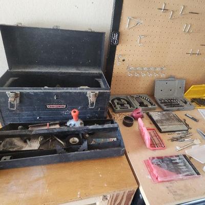 Hand Tools, Toolbox, and Plasplugs Power Base