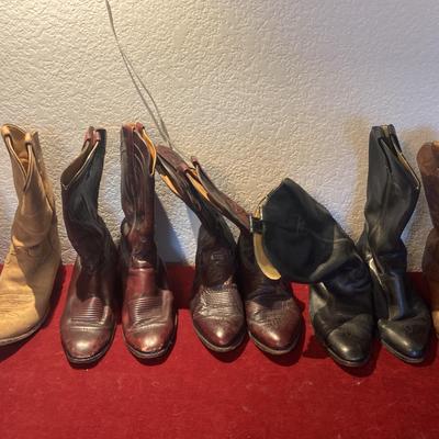Cowboy Boots- 5 Pairs
