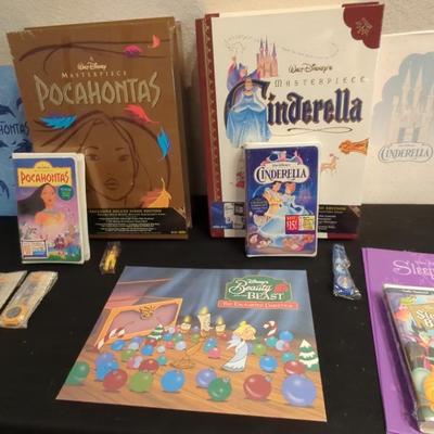 Disney Pocahontas, Cinderella, Sleeping Beauty & Beauty & The Beast Collectibles
