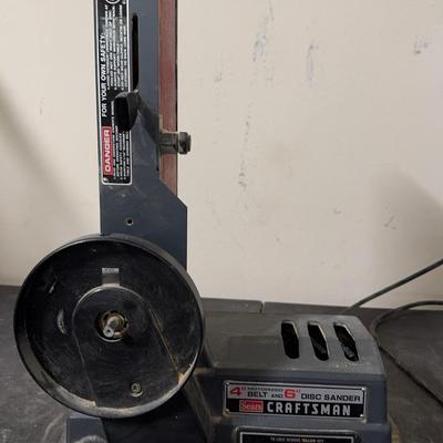Craftsman 4 Inch Belt and 6 Inch Disc Sander