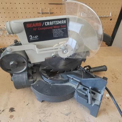 Craftsman 10" Compound Miter Saw 3 HP
