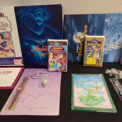Disney Snow White, Aladdin, Peter Pan & Hunchback Of Notre Dame Collectibles