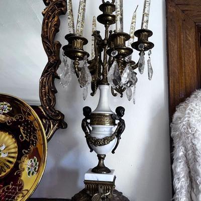 Sale Photo Thumbnail #8: PAIR OF CANDELABRA