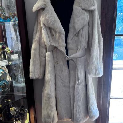 Sale Photo Thumbnail #12: VINTAGE WHITE RABBIT COATS