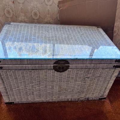 Sale Photo Thumbnail #106: WICKER CHEST