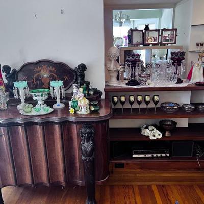 Sale Photo Thumbnail #21: GERMAN CARVED CABINET