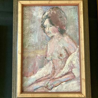 Signed Original Wax Painting by Dottie Mason