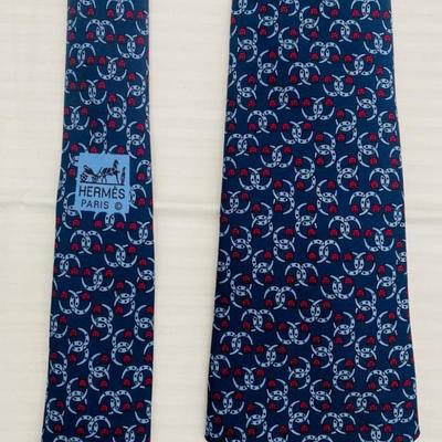 Hermès Silk Tie #6
