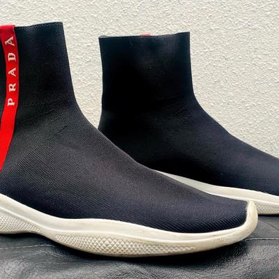 Prada Sock Sneakers, sz 7.5