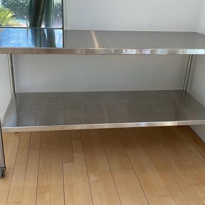 Stainless Steel Double Stack Rolling Table 