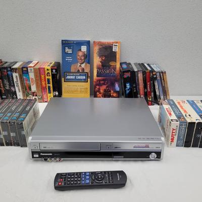 Panasonic DVD & VHS Player & Videos 