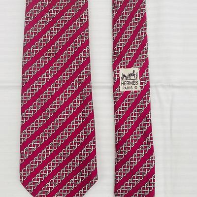 Hermès Silk Tie #8