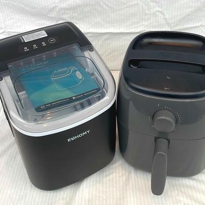 Euhomy Ice Machine and Dash Air Fryer 