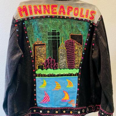 Minneapolis Hand Painted Jacket 