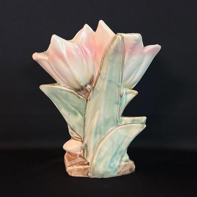 McCoy Double Tulip Pink Accent Vase