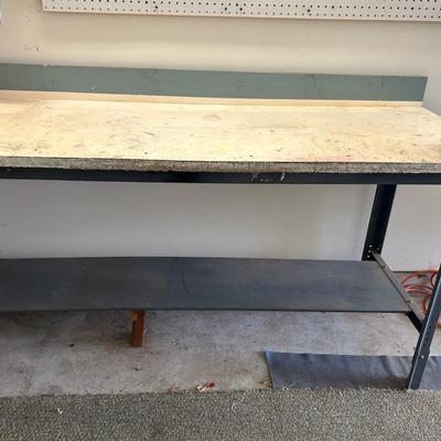Metal Garage Workbench 