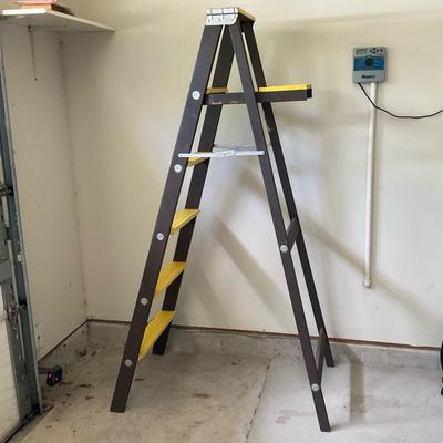 6-Foot Painted Wooden Ladder 