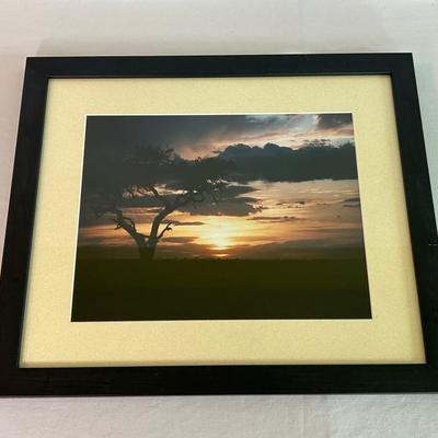 Framed Sunset Photo