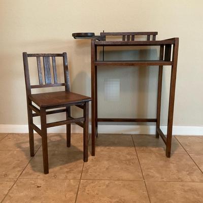 Vintage Child’s Desk & Chair Set