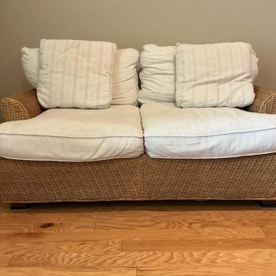 Rattan Loveseat 
