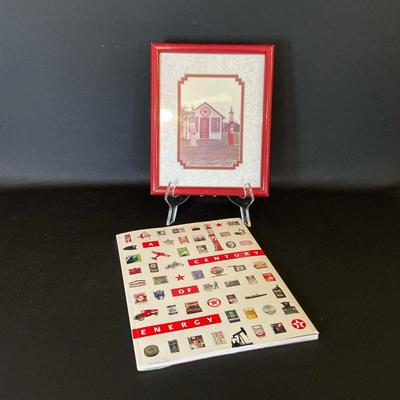 Texaco Memorabilia Book And Photo