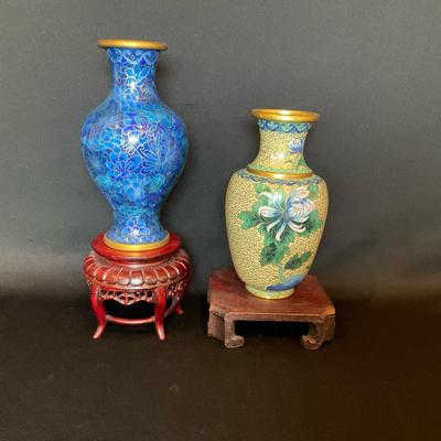 Two Cloisonné Vases