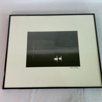 Bob Lilly Signed Swan Print