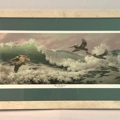 “Three For Lunch” Signed & Framed Print by Dalhart Windberg