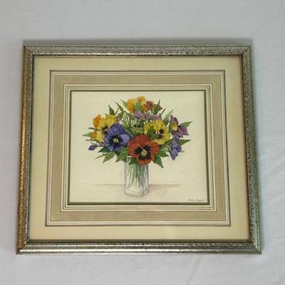 Dana Taggart Floral Original Watercolor