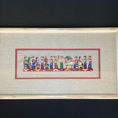 Embroidered Feast Celebration Folk Art
